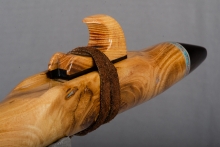 Black Locust Wood Native American Flute, Minor, Mid G-4, #O3B (5)